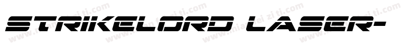 strikelord laser字体转换